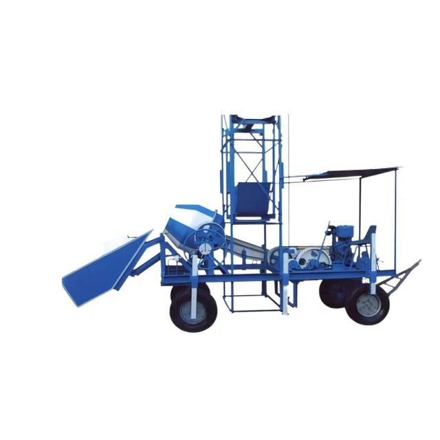 Bellstone BHI-1612 Portable Hydraulic Mixer with Tower Hoist