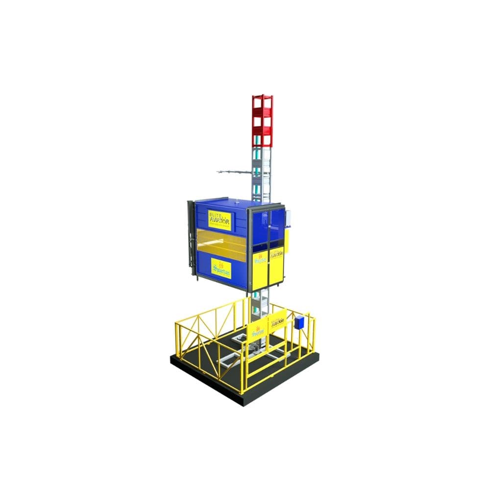 Spartan SPM 120V Single Cage Passenger & Material Hoist